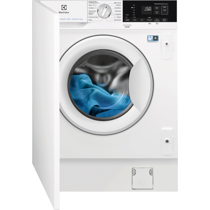 Integrated washer dryer